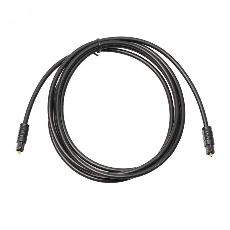 Toslink Gold-Plated Digital Optical Audio Cable 1m 1.5m 2m 3 / 5m 10m 15m 20m SPDIF MD DVD Gold-Plated Cable High Quality