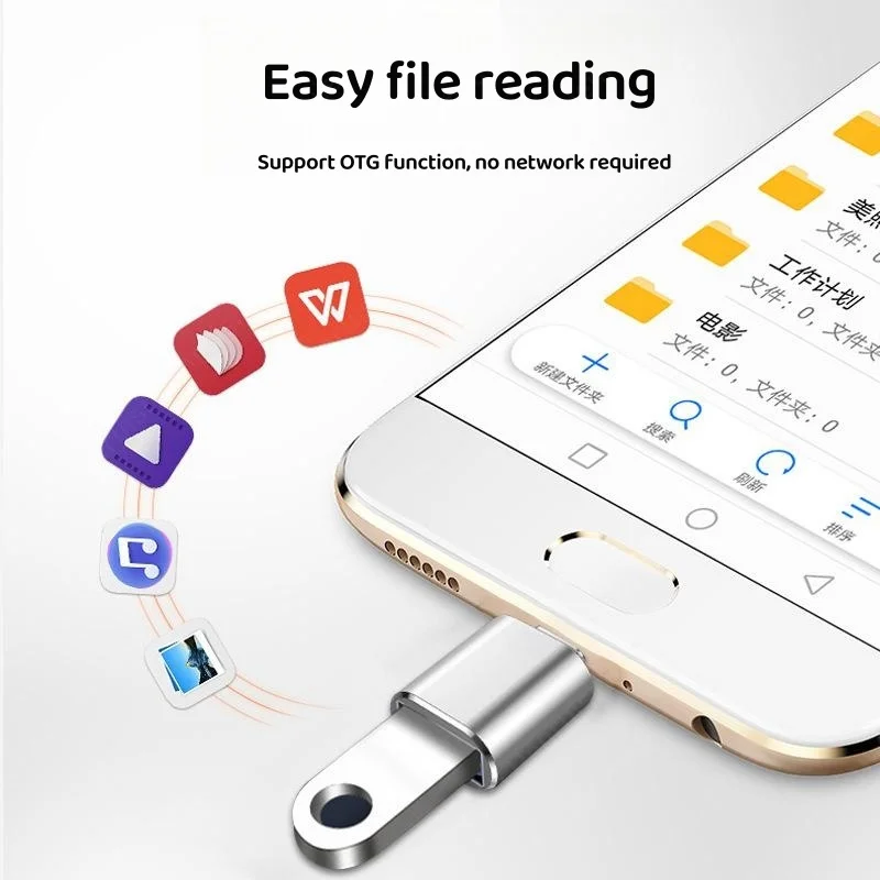 USB A 3.0 To Type C Adapter Universal OTG To USB-A For Mobile Phone OTG Adapter Type C USB A 3.0 Cell Phone Accessories otg adapter usb to type c adapter