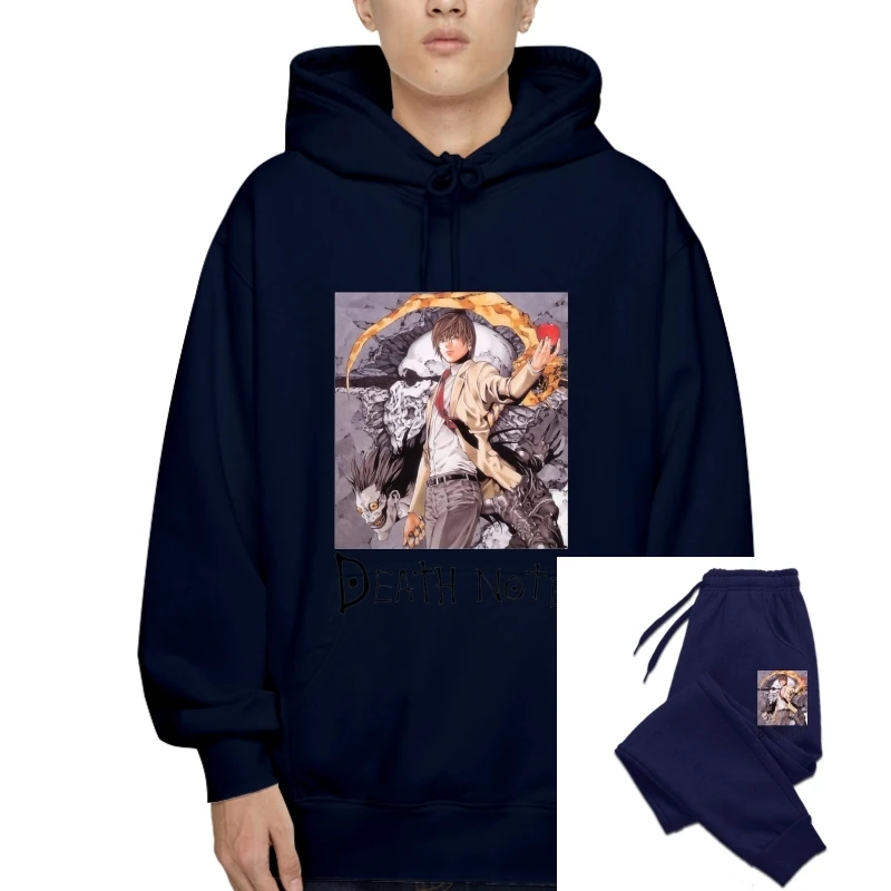

ADULT DEATH NOTE ANIME T-Sweatshirt Hoodies Classic Cotton Men Fleece
