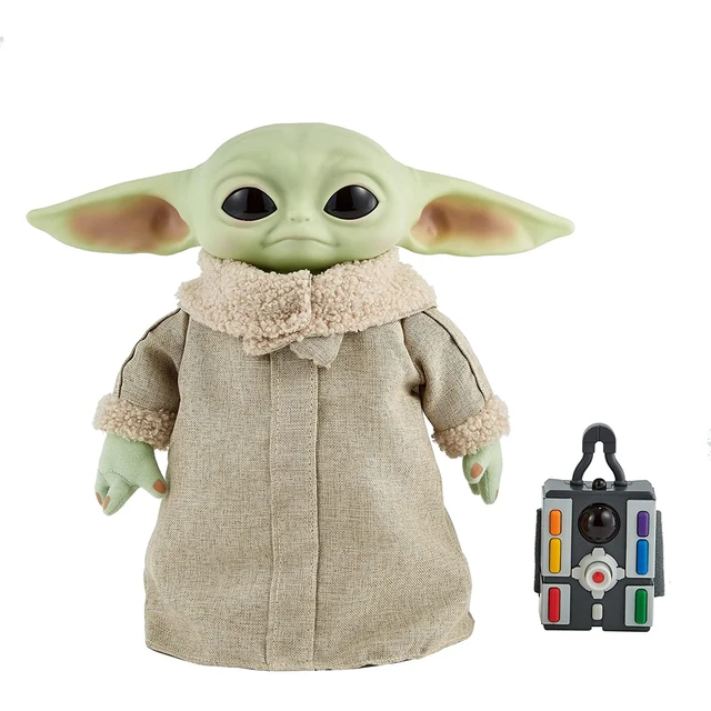Star Wars The Mandalorian Grogu The Child Plush Motion RC Toy Movie Yoda Baby Collectible Remote Control Character Gift GWD87 2