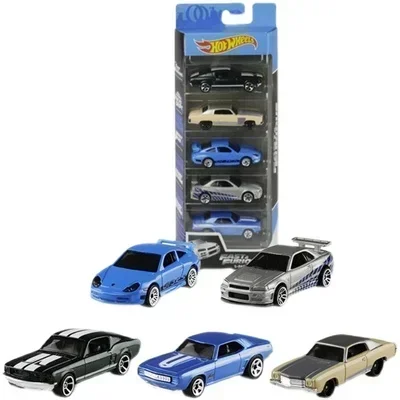 Hot Wheels Fast and Furious Cars, 5-Pack Toy Cars