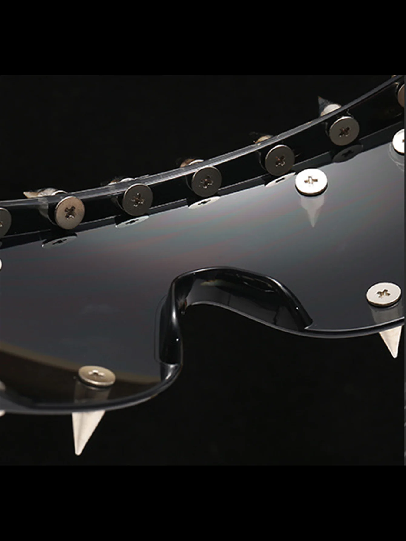 Neue lustige Brille, europäische und amerikanische Teufelsbrille im Cyberpunk-Stil, Partybrille, Modetrend, Street Snap – Detail 8