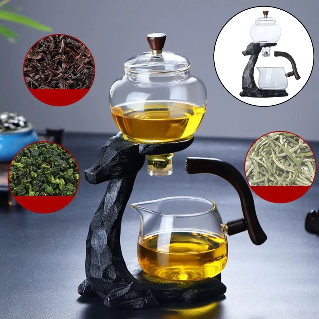 Clear Heat Resistant Glass Teapot Multi-functional Glass Teapot Suit Kitchen Bar Supplies