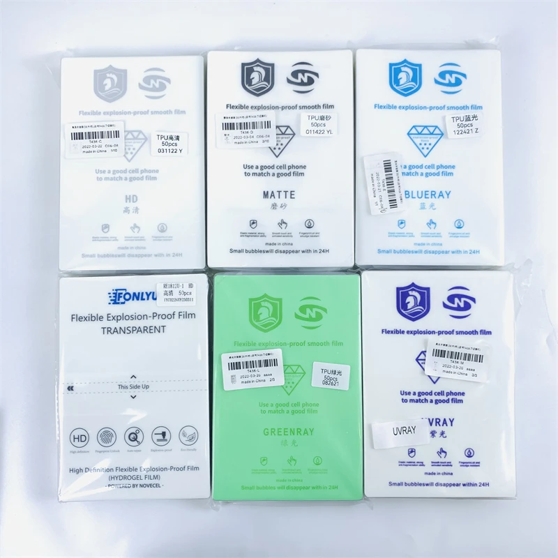 Vormir Matte Hydrogel Film HD Anti Blue Anti Spy Skin Sheet Cellphone Screen Protectors Front Film for Cutting Machine SS 890C