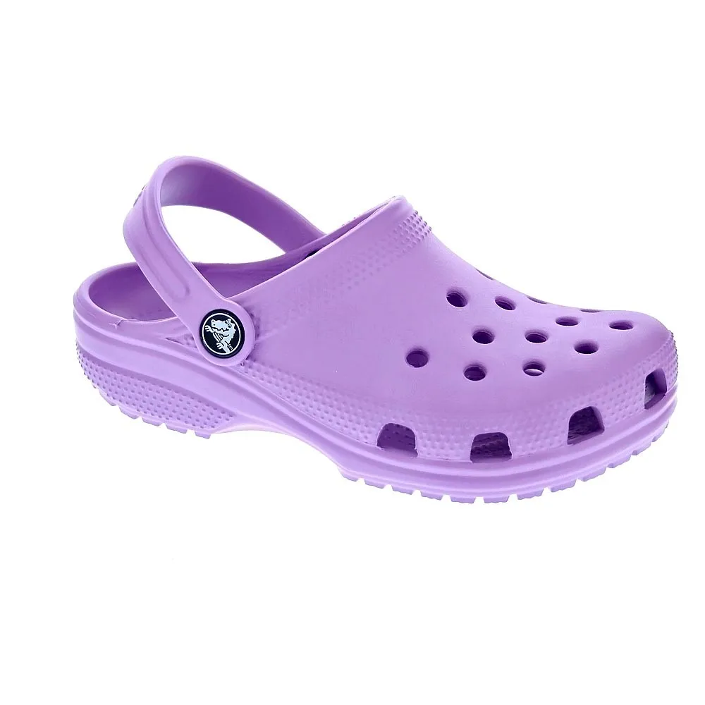 Crocs Classic Clog K Orchid Zapatos Bajos Niña Color Violeta . Zapatos Crocs Originales Envío Gratis