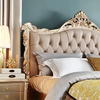 Armoires de lecture lits Double esthétique reine cadre de couchage lits chambre salon luxe Camas matrimoniales accessoires pour la maison 4