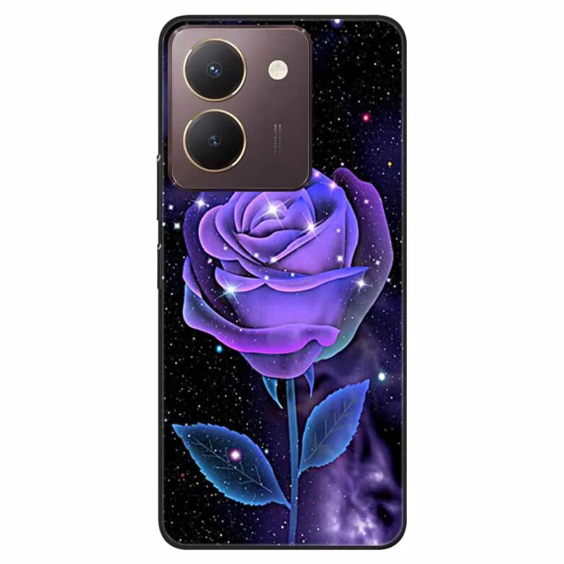 Black TPU Bumper Soft Silicone Shockproof Phone Case with Cute Cat Design