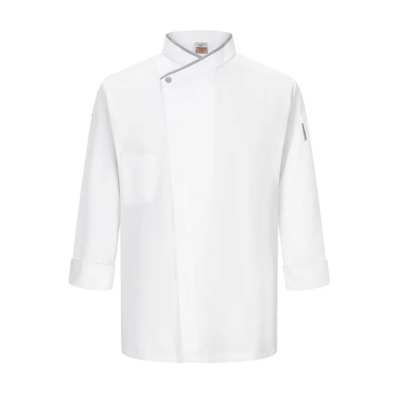 Unisex Chef Coat Men Women Long/Short Cook Jacket Restaurant Hotel F&B Uniform Baker Waiter Wear chef uniform