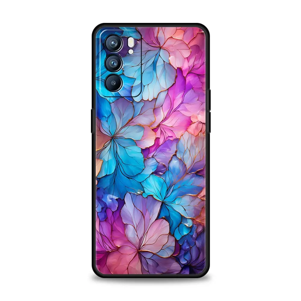 Elegant Floral and Leaf Design Phone Case