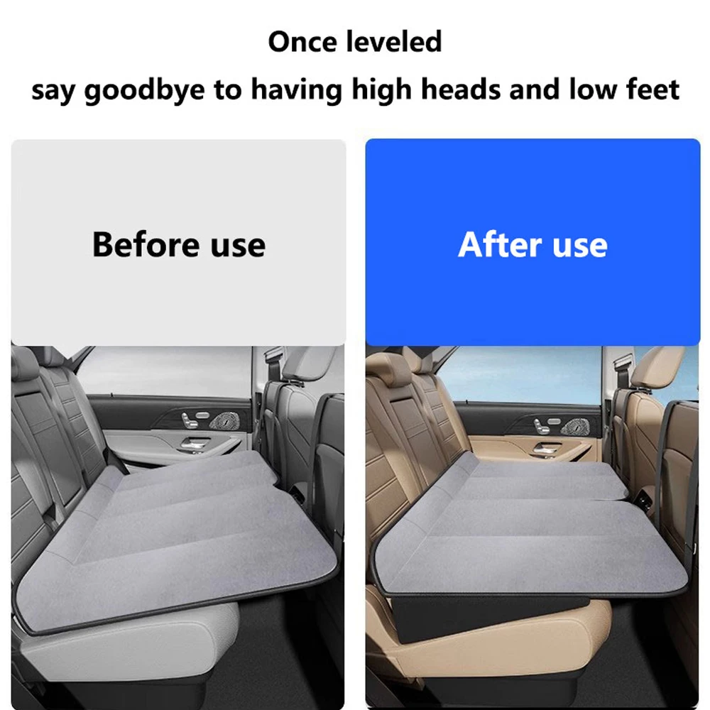 Car Leveling Pad Sponge Filled Car Seat Cushion Driver Fatigue Relief Seat Height Pad Flattening The Rear Seats Of The Car