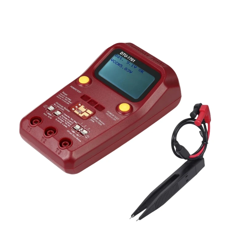 Nuovo Esr Capacità Ohm Meter Condensatore Transistor Diodo Triodo Tester Misurazione Della Resistenza Con Clip Di Prova Smd