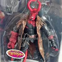 Mezco Hellboy figura de acción de PVC ropa Real Goloen película del ejército Hellboy Samaritan modelo muñeca de juguete regalo de Navidad - Imagen 3