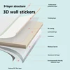 2.8/10m Self Adhesive 3d wall panel Wallpaper Foam Soundproof Waterproof 3D Wall Sticker New Design Bedroom Wallpaper Thickening 3