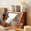 Wood Display Cabinet Vanity Table Holder Action Display Blind Box Handmade Doll Shelf Storage Holders Kitchen Organizer Racks 1