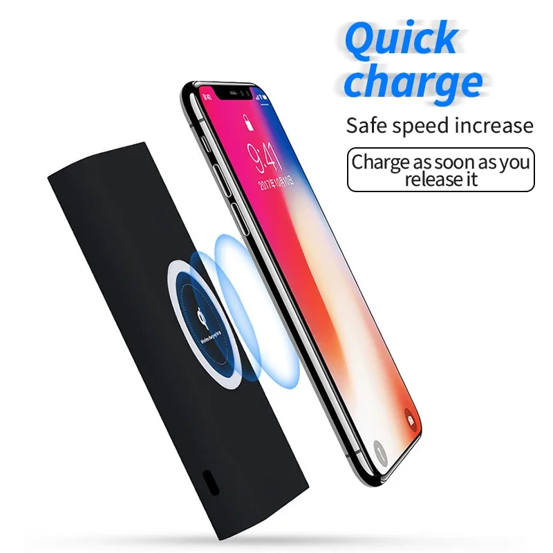 New 200000mAh Power Bank Two-Way Wireless Fast Charging Powerbank Portable Charger Type-C External Battery For iPhone Samsung