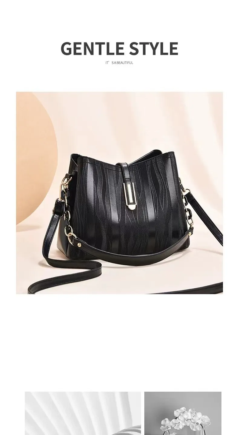 Grande Capacidade das Mulheres Crossbody Bag Couro Macio Um Ombro Pequeno Saco