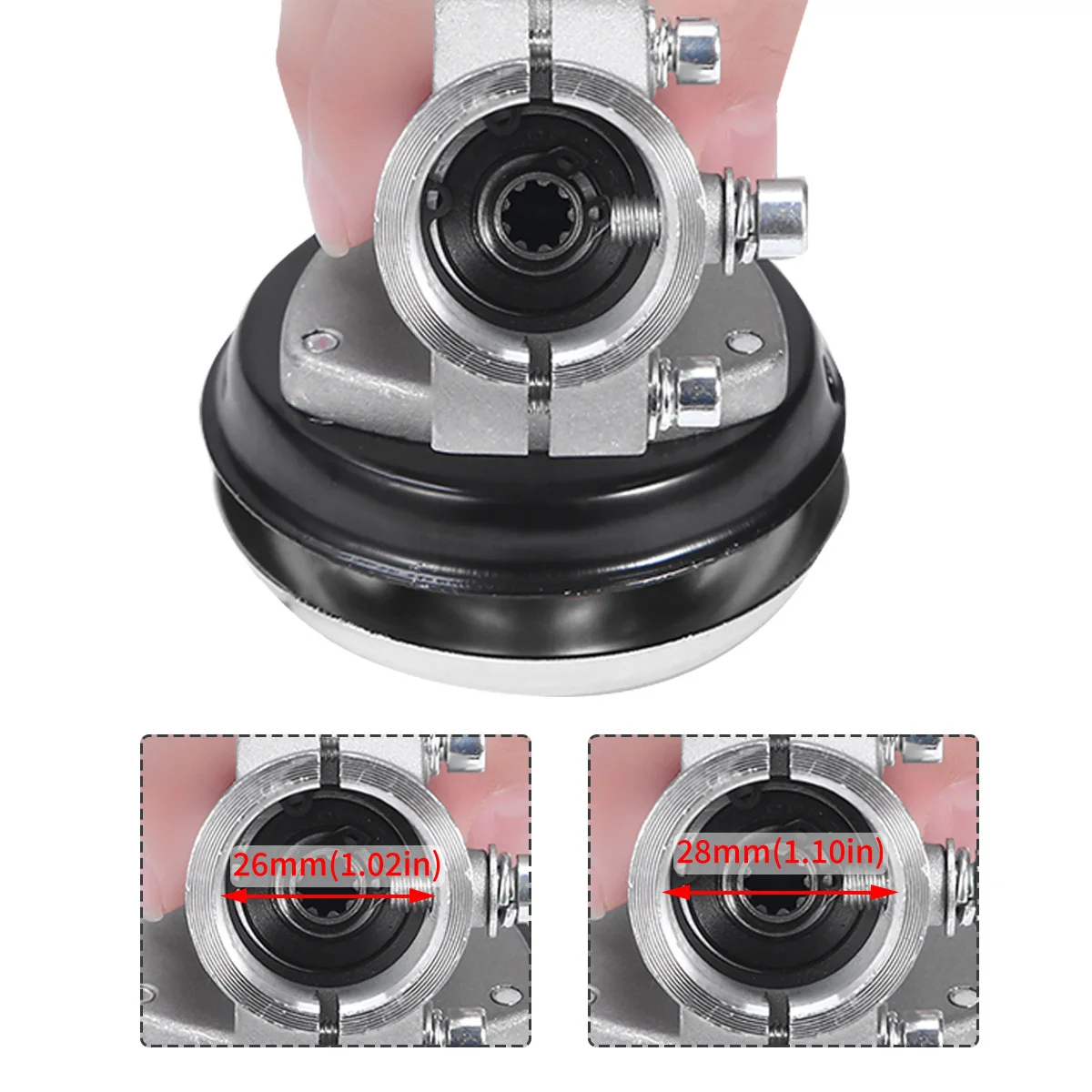 Trimmer gearbox gearhead 26mm/28mm 7/9 Teeth Brushcutter Grass Trimmer Replace Gear Head Lawn Mower Parts Gardening Tool