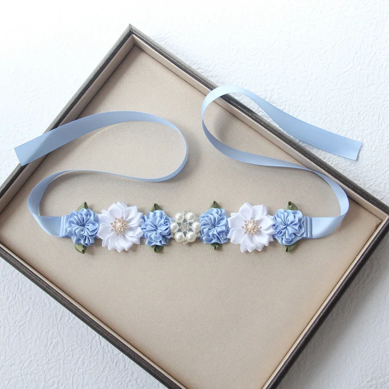 Mode Rose Blume Stirnband mit Strass Haar Zubehör Ballett Kopfschmuck Haar Zubehör Ballerina Kopfbedeckungen – Detail 2