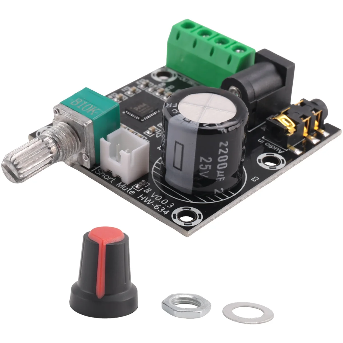PAM8610 Dual Channel DC 12V HD Pure Digital Audio Stereo Amplifier Board 15W x 2 High Power Amplifier Module