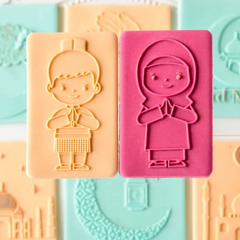 Cookie Cutter baking mold cookie mould fondant cutter baking decorating tools pastry cutter Eid Mubarak Cake Decorating Tools Ramadan Cookie Press Stamp Embosser Biscuit Cutter Fondant Sugarcraft Cookie Cutters Mold
