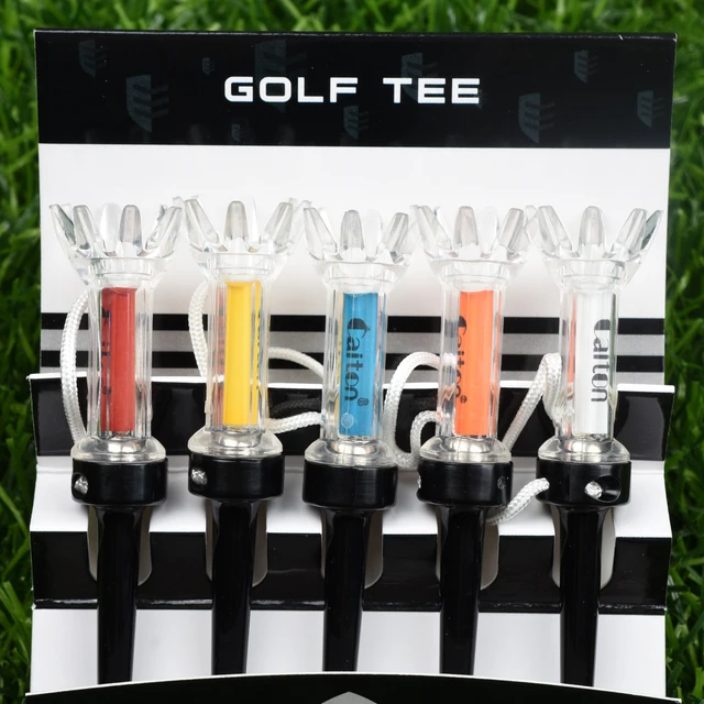 Reduce resistance and increase ball distance with magnetic golf tees.