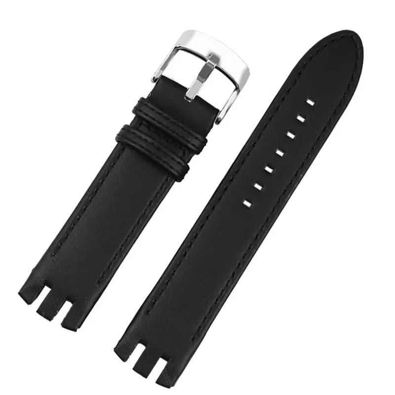 Watch Strap  For Swatch Yts401 402403g Waterproof Sweat-Proof Genuine Leather high quality Watchband Accessories 20mm