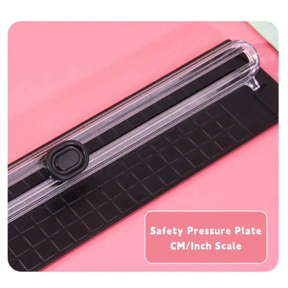 A3/A4 Paper Cutting Paper Cutter Bidirectional Portable Paper Trimmer with Pull-out Ruler Paper Cutting Tool School Office