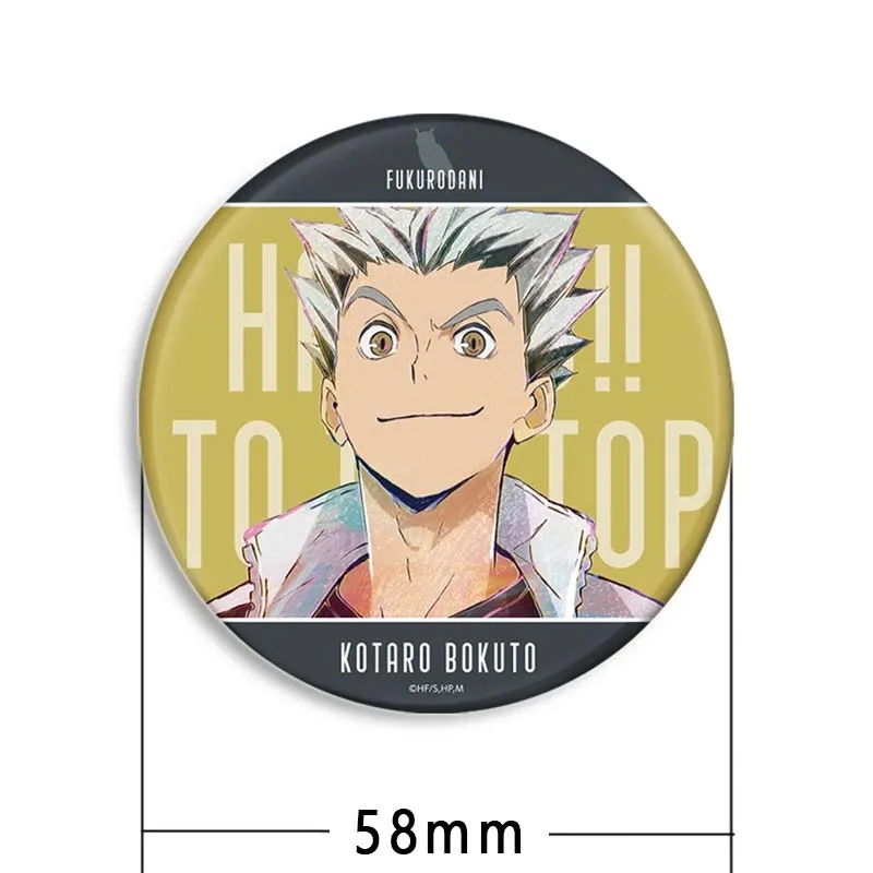 Haikyuu!! Anime Badge Kageyama Tobio Tsukishima Kei Kuroo Tetsurou  Yamaguchi Tadashi Haikyuu Haikyu Metal Badge Brooch Pin - Brooches -  AliExpress