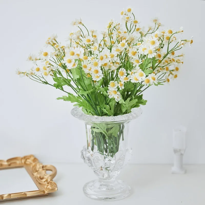 1 Bunch Artificial Fake Daisy Flower Bouquet Home Wedding Party Decoration 