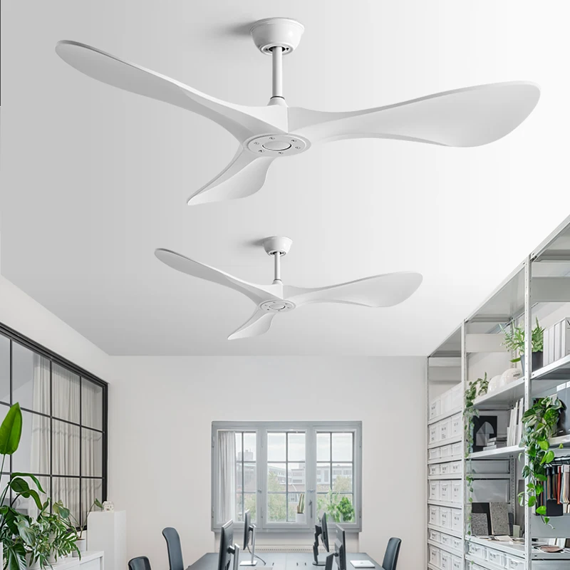 Modern Ceiling Fan DC Remote Control Shopping Mall Office Dining Room