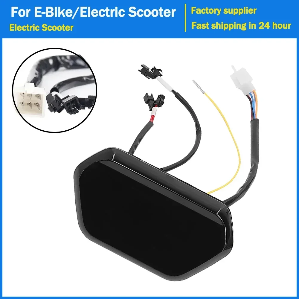 Electric Bike Dashboard LCD Display Screen Bicycle Meter Control Panel for E-Bike Scooter Dash Board Speedometer Odometer Parts