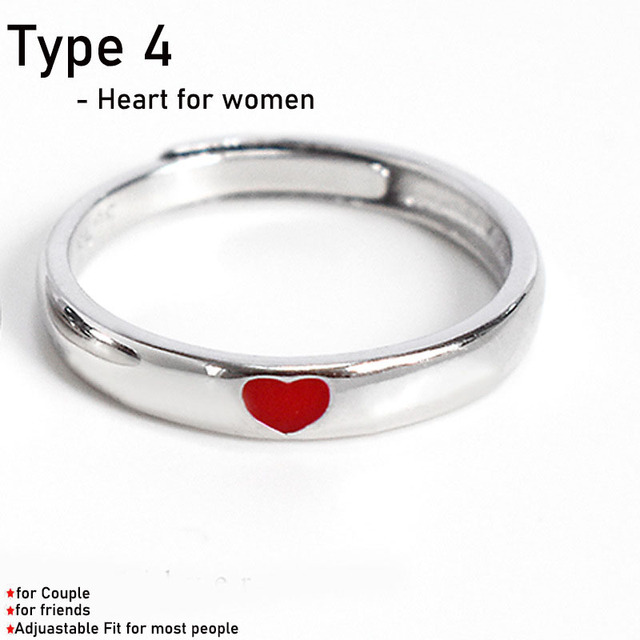 Moon Couple Rings Open Adjustable Ring Eachother Lover Couple Rings Wedding Jewlery Ring Friends Gift Fit for Most Women Men