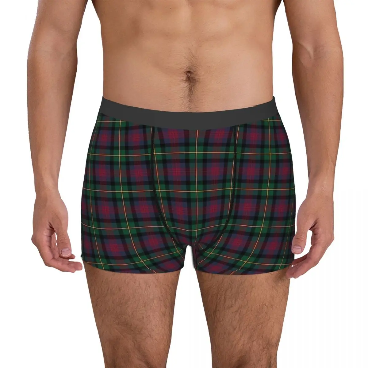 

Clan Logan Tartan Man's Boxer Briefs Underpants Lattice Highly Breathable High Quality Birthday Gifts