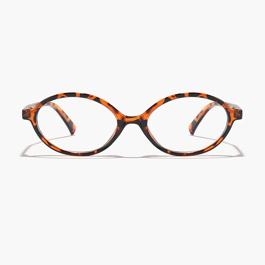 Vintage Retro Style Oval Women's Blue Light Blocking Glasses Frames