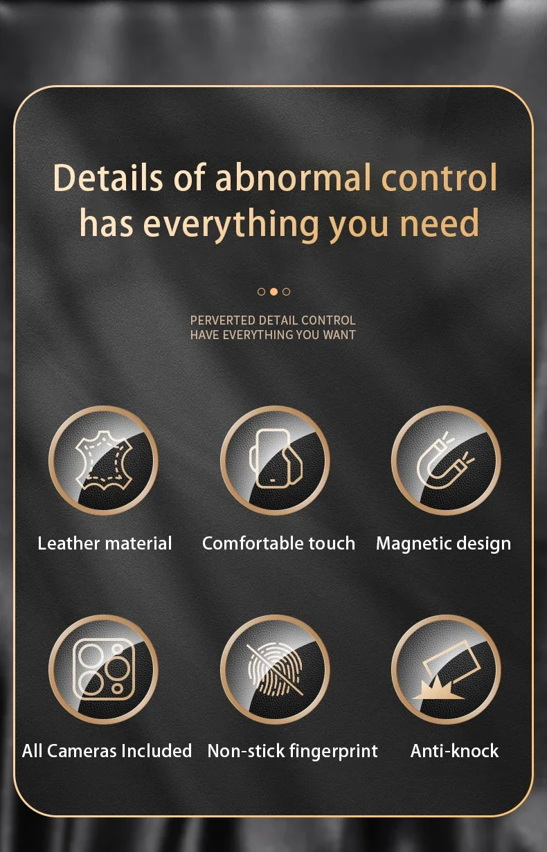 Leather Matte Soft Frame Case for Iphone 17.