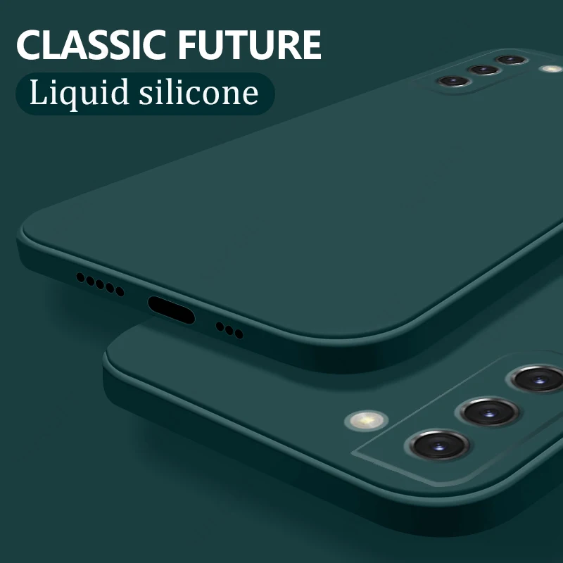 Premium Liquid Silicone Soft Phone Case - Durable TPU Protective Cover
