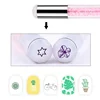 Nail Art Shading Pen Silicone Stamper Kits with 3 Sponge Head 1 Silicone Stamping PUFF Manicure Set NAB042B 4