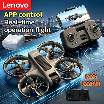 Drone Professionale Lenovo X226/X226VR 8K con Telecomando, Elicottero RC con Schermo, Quadricottero Giocattolo Regalo per Bambini
