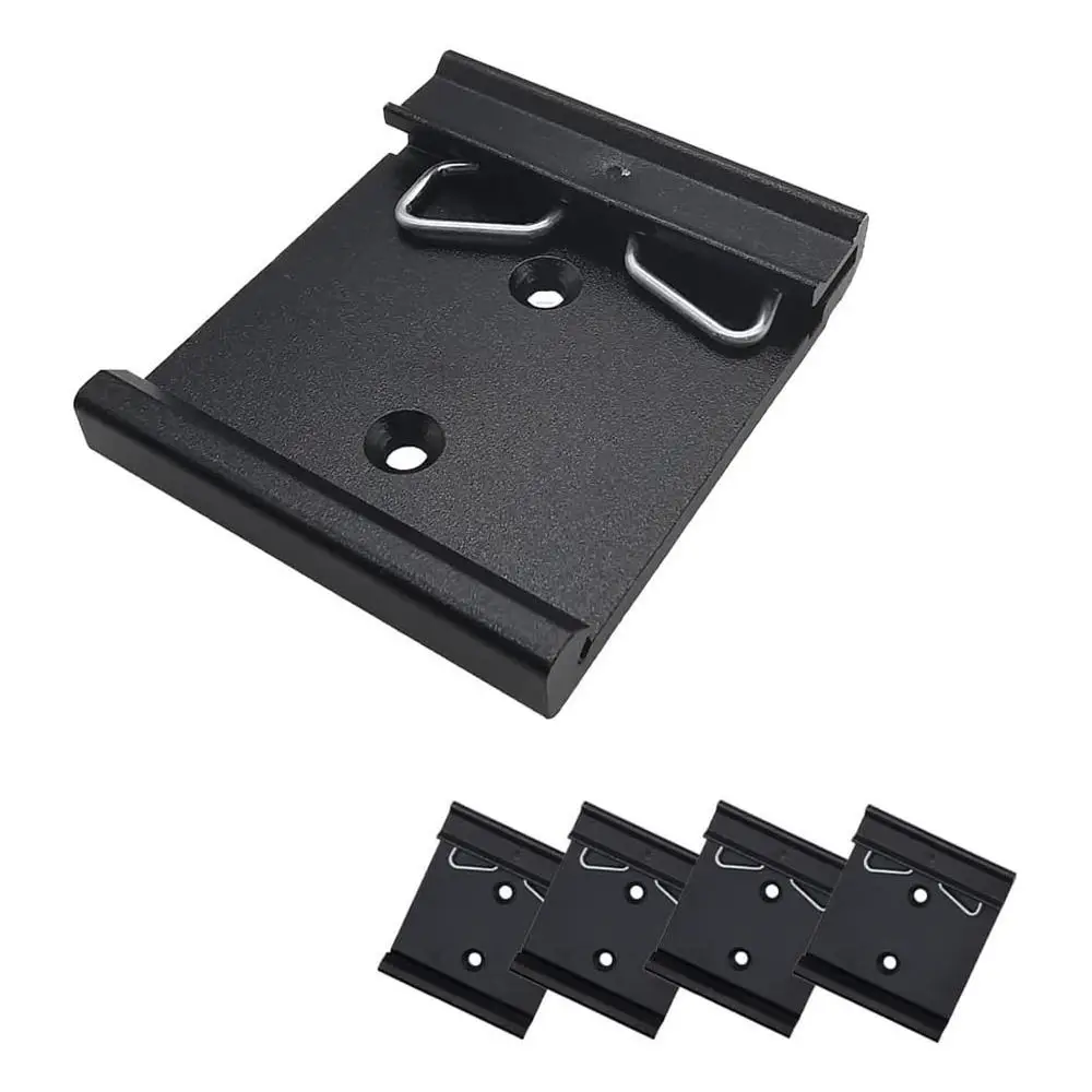 Abrazadera Fija Para Riel Din Abrazadera Fija Para Riel Din De Aluminio