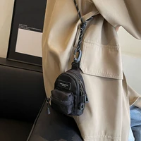 Porte-monnaie d'extérieur de style coréen à la mode, sac à bandoulière simple pour dames exquis, écouteurs de voyage, porte-monnaie de rangement, 1 ensemble 6