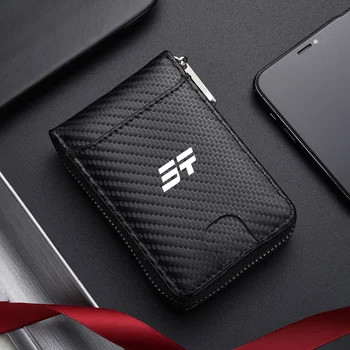 Portafoglio per auto ID Carta di credito Licenza di guida Borsa in pelle con cerniera per Jetour T2 Freedom Shanhai T1 Traveller Dashing X70Plus X90Plus