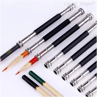 5/10pcs Adjustable Metal Pencil Extender, Suitable for Artists to Use, Suitable for Schools, Offices, Sketching, Art, Writing 1