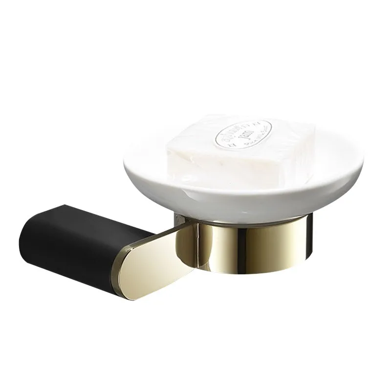 Brass Bathroom Accessories Gold & Black Bathroom Shelf,Towel Rack,Towel Hanger Paper holder,Toilet Brush Holder Bath Hardware