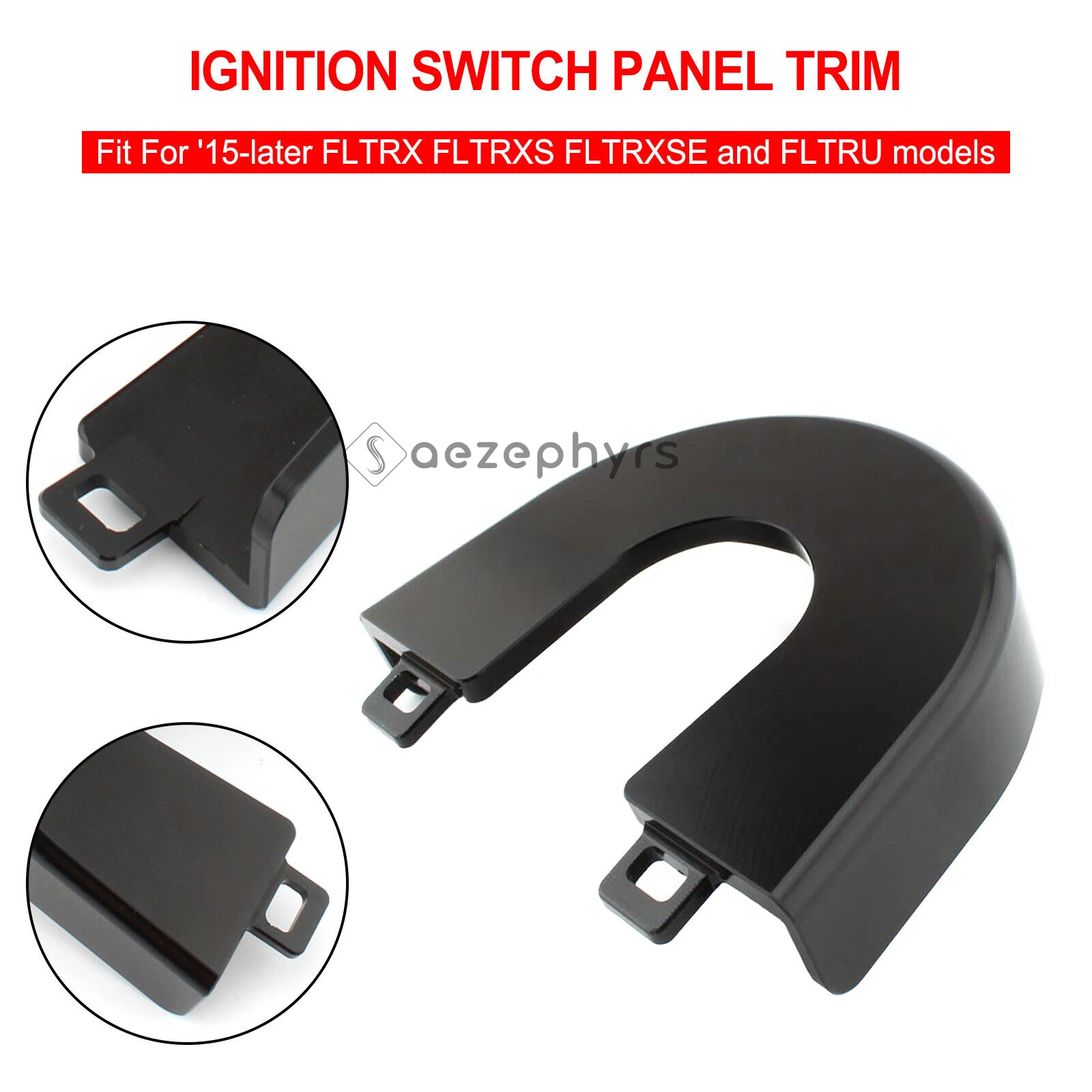 Accesorios para motocicleta, cubierta decorativa para panel de interruptor de encendido para Harley Davidson Road Glide 