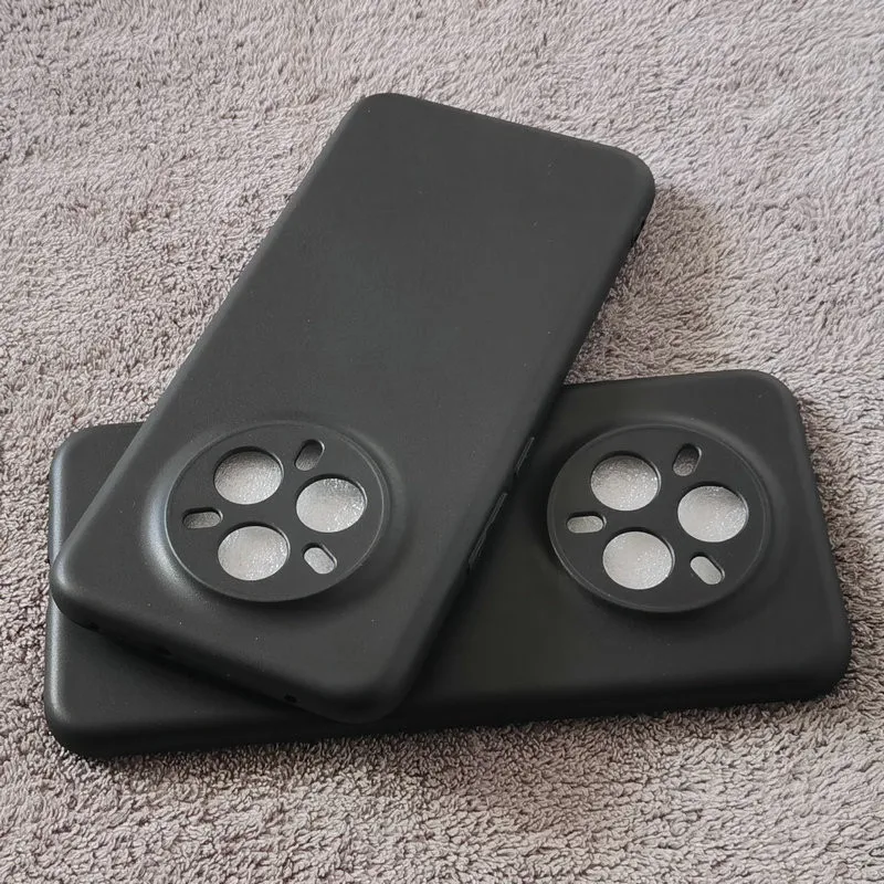 Black Matte Soft TPU Phone Case - Full Protective Cover