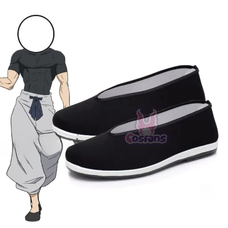 Cosplay Shoes Toji Fushiguro Black Casual Flat for Halloween Party