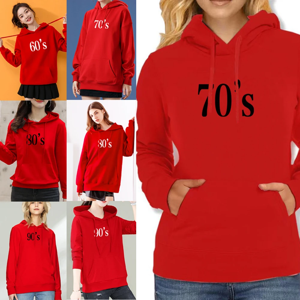 

Толстовка Мужская/женская с капюшоном, повседневный флисовый пуловер, модная уличная одежда унисекс, в стиле 60-х-90-х, весна-осень