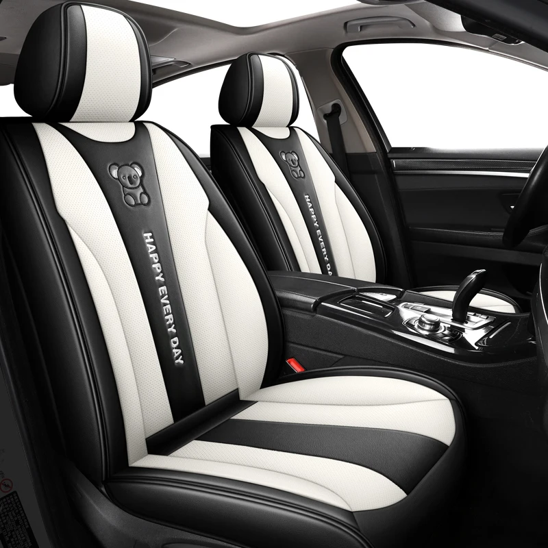 Housses de siège de voiture universelles en cuir pour Jeep Grand TraffWk, accessoires