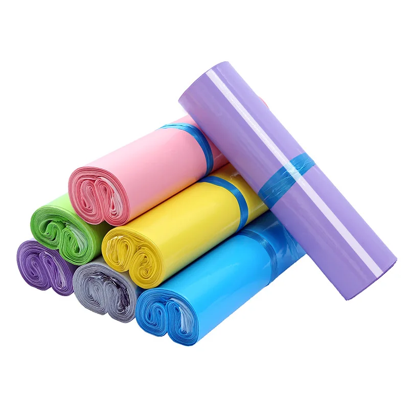 Mailing and Courier Bags 10Pcs Milk Tea Color