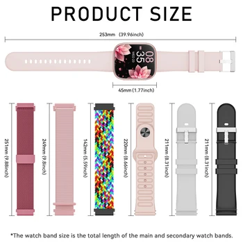 2026 New Ladies Smart Watch 1.83 Inch HD Touch Screen Fitness Tracker, 115+ Sports Modes, Heart Rate Sleep & Menstrual Cycle Monitor, IP67 Waterproof Smartwatch with 7 Replacement Bands Gift Set Compatible with Android iOS 2